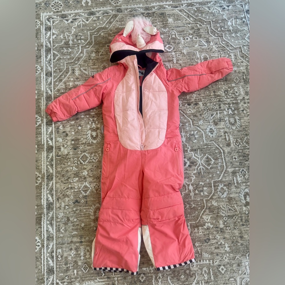 Pink Unicorn- WeeDo snowsuit